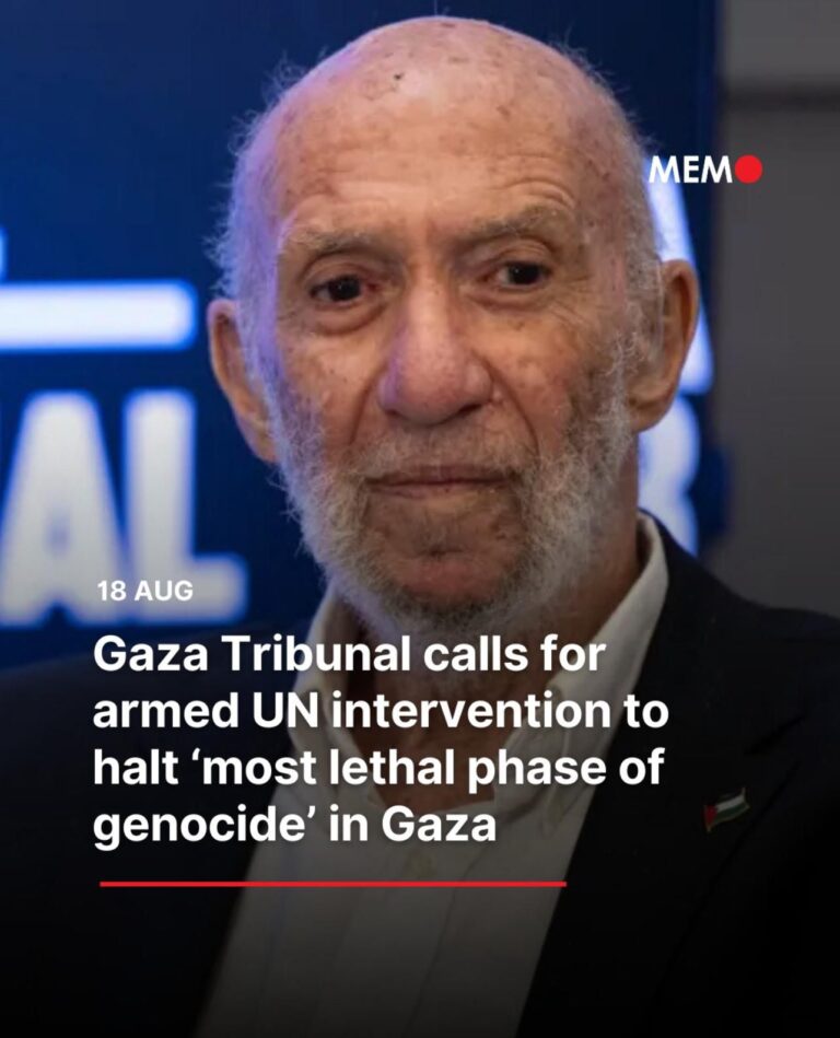 gaza tribunal calls for UN uniting for peace resolution